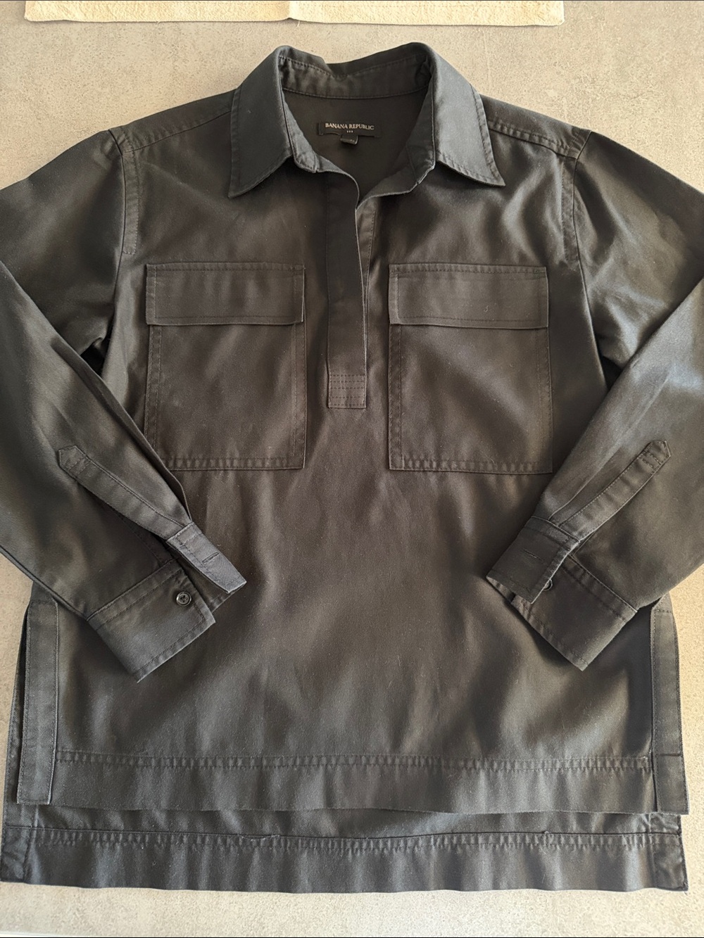 Banana Republic Factory Popover Utility Shirt